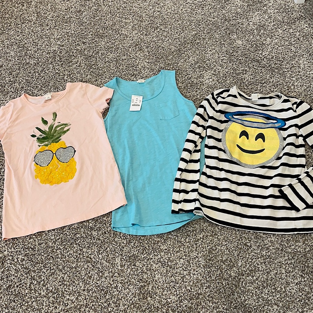 3! Crewcuts girls tops